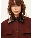 Sessùn Catskill Jacket Leather Collar Mahogany