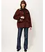 Sessùn Catskill Jacket Leather Collar Mahogany