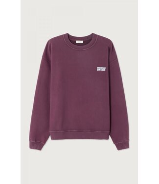 American Vintage Plizzy sweater acajou vintage mahogany