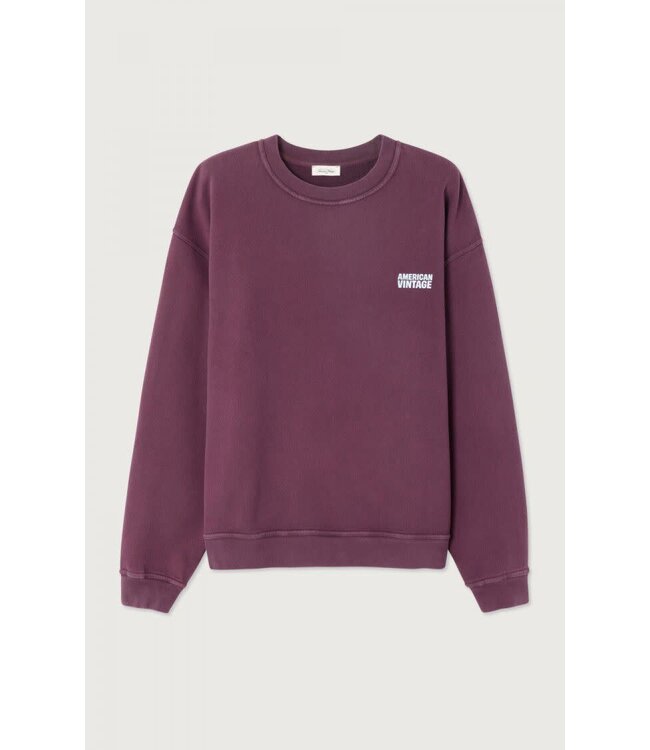 American Vintage Plizzy sweater acajou vintage mahogany