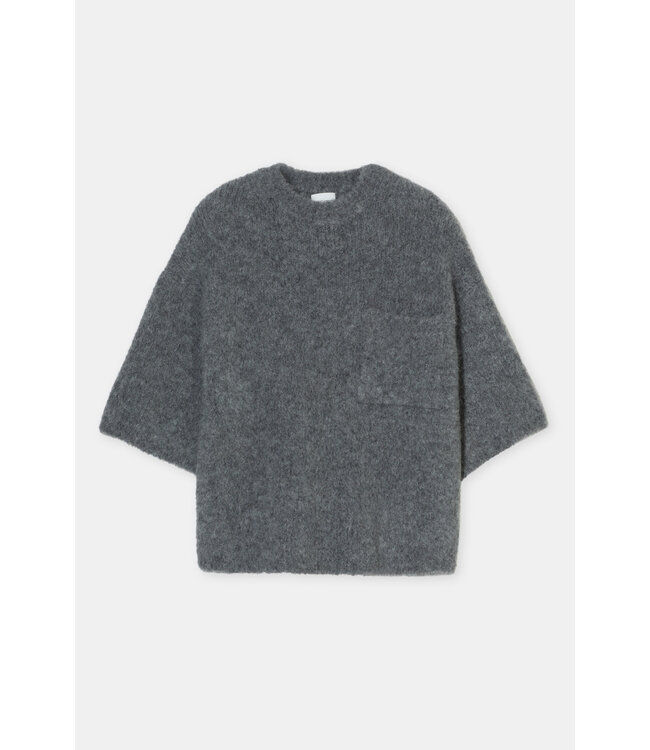 Closed Crew Short Sleeve Grey