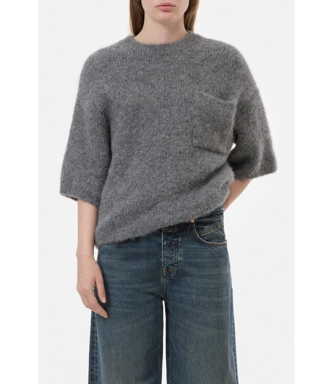 Closed Crew Short Sleeve Grey