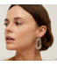 Gas Bijoux Trevise Strass Earrings Gold