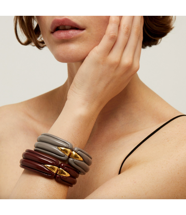 Gas Bijoux Becume Bracelet Grey