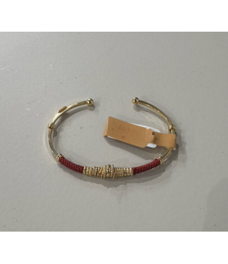 Gas Bijoux Zizani Bracelet Red Gold