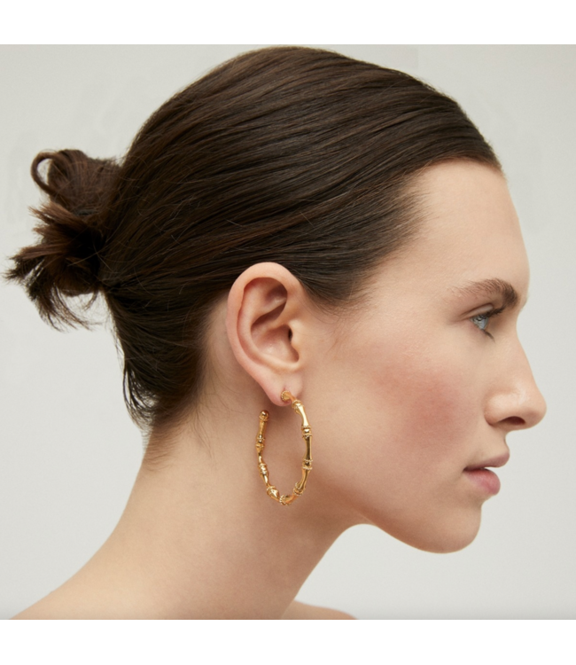Gas Bijoux Bambou Earrings Gold
