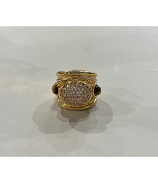 Gas Bijoux Simone Sparkle Ring Gold