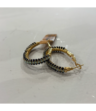 Gas Bijoux Lyre Creole Earring Gold