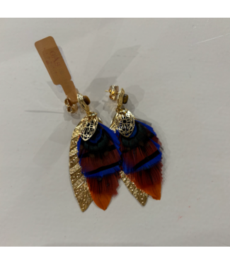Gas Bijoux Sao Feather Earring Gold