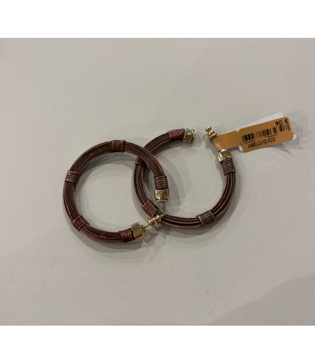 Gas Bijoux Copy of mako black gold  earring