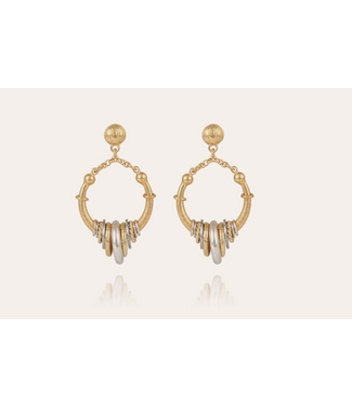 Gas Bijoux Creole Maranza Earring Silver/Gold