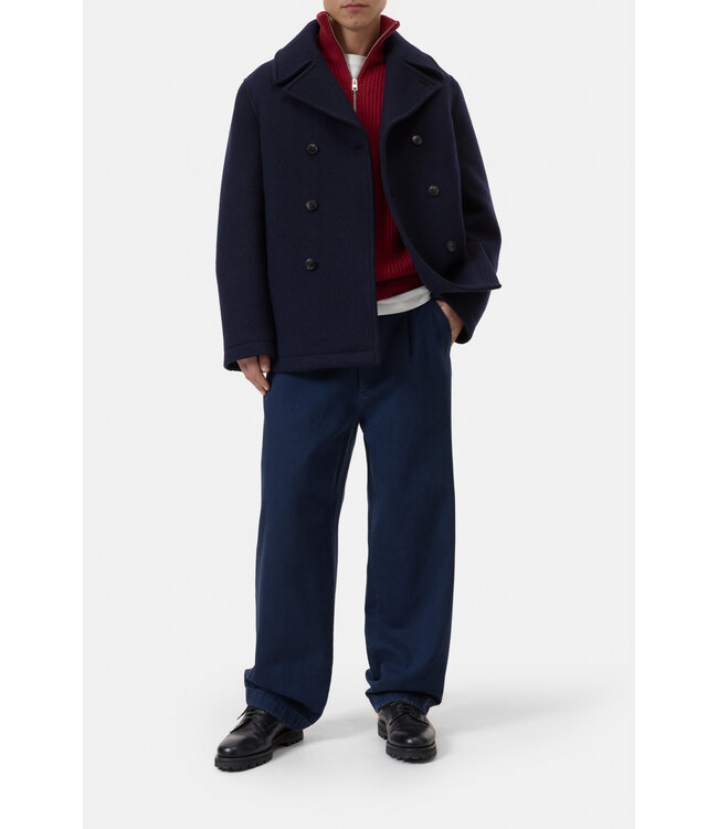 Closed Pea Coat Navy