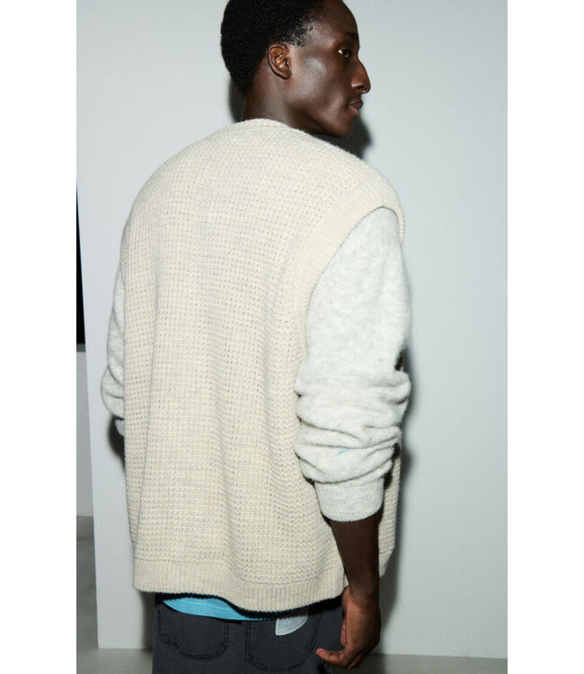 American Vintage Vitow Cardigan mist melange