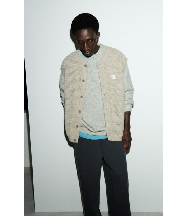 American Vintage Vitow Cardigan mist melange