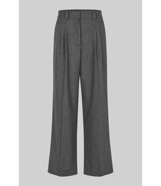 Second Female Milea Trousers Dark Grey Melange