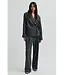 Second Female Milea Trousers Dark Grey Melange