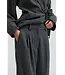 Second Female Milea Trousers Dark Grey Melange