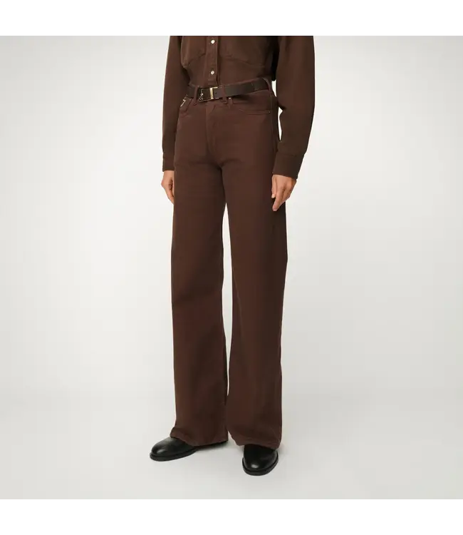 Lois Lindsey Palazzo Jeans Sponge Brown