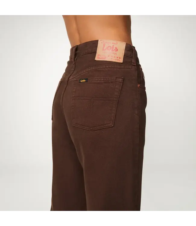 Lois Lindsay Palazzo Jeans Sponge Brown