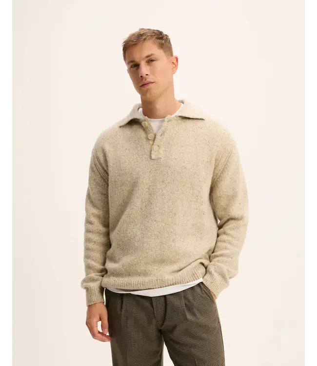 The GoodPeople KPOLO beige melange 3101
