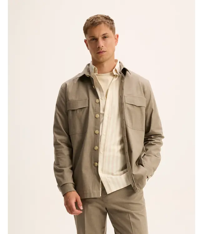 The GoodPeople Jonas Cardigan Beige Melange