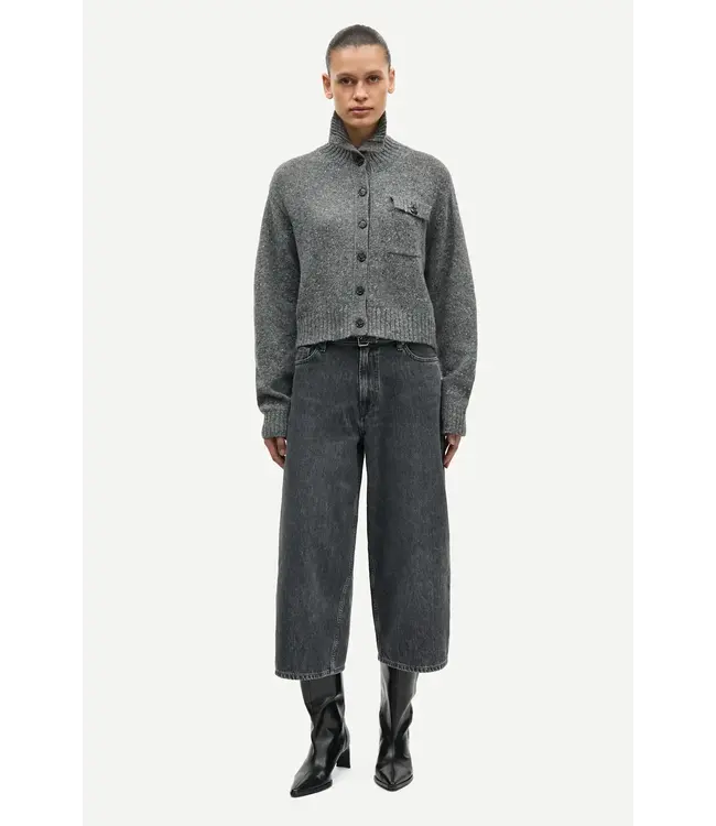 Samsøe Samsøe Saharper Culotte Belt Grey Cloud