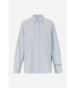 Samsøe Samsøe Salova Pocket Shirt Rugby Blue Str.