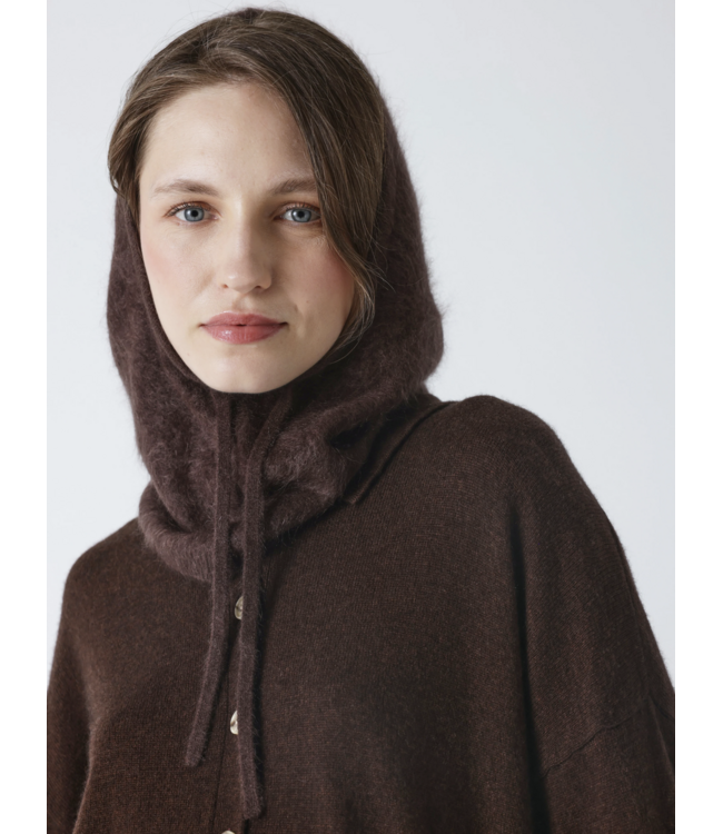 Absolut Cashmere Amada brownie Balaclava fluffy cashmere