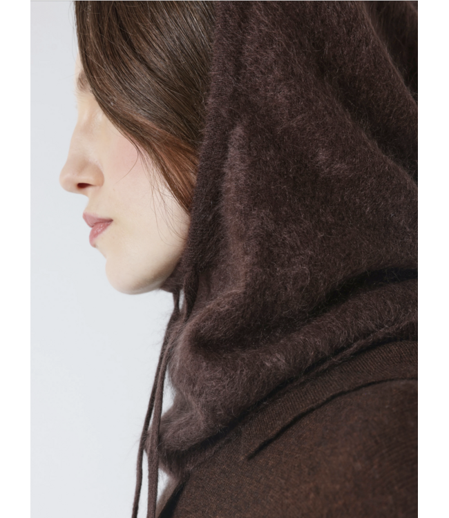 Absolut Cashmere Amada brownie Balaclava fluffy cashmere