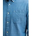 Butcher of Blue Aidan Chambray Shirt lagoon blue