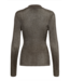 Gestuz Silvi Polo Top Warm Grey Metallic