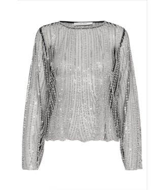 Gestuz Sibba Blouse Black Silver