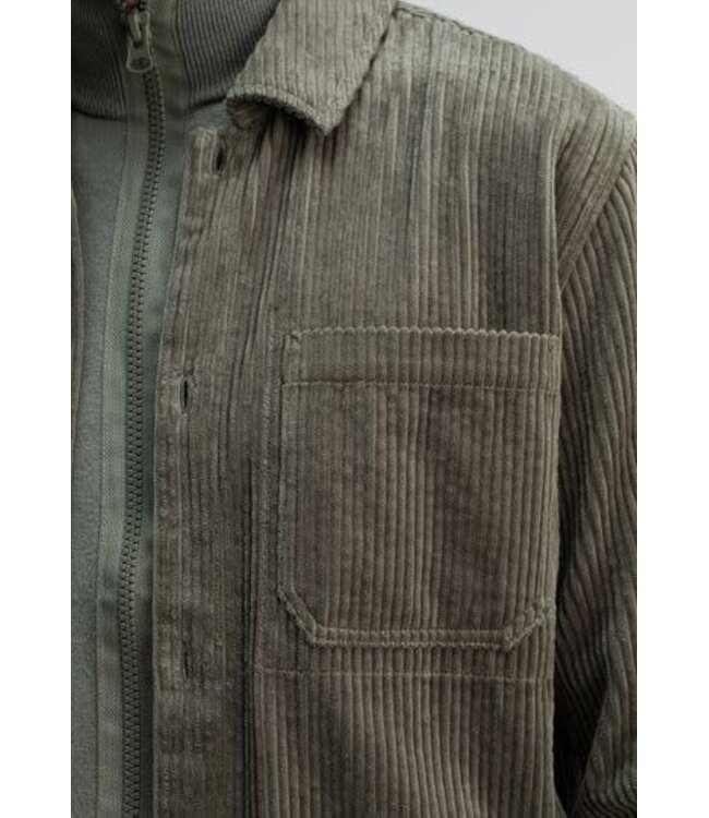 Butcher of Blue Colby cord over shirt mocha brown