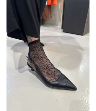 Dante 6 Rhinestone Net-socks Raven