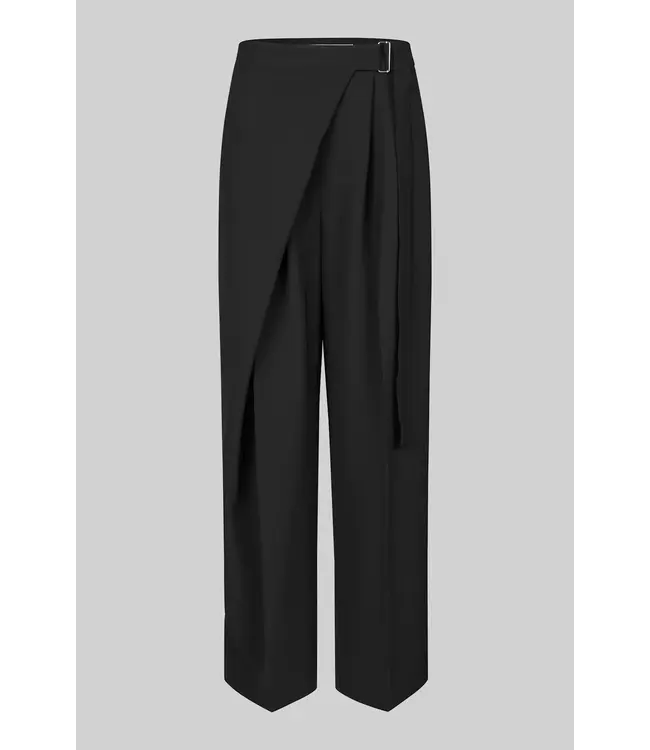 Second Female Fique Wrap Trousers Black