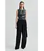 Second Female Fique Wrap Trousers Black