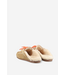 Posa Boat Loafer Mule Fur Desert Tan