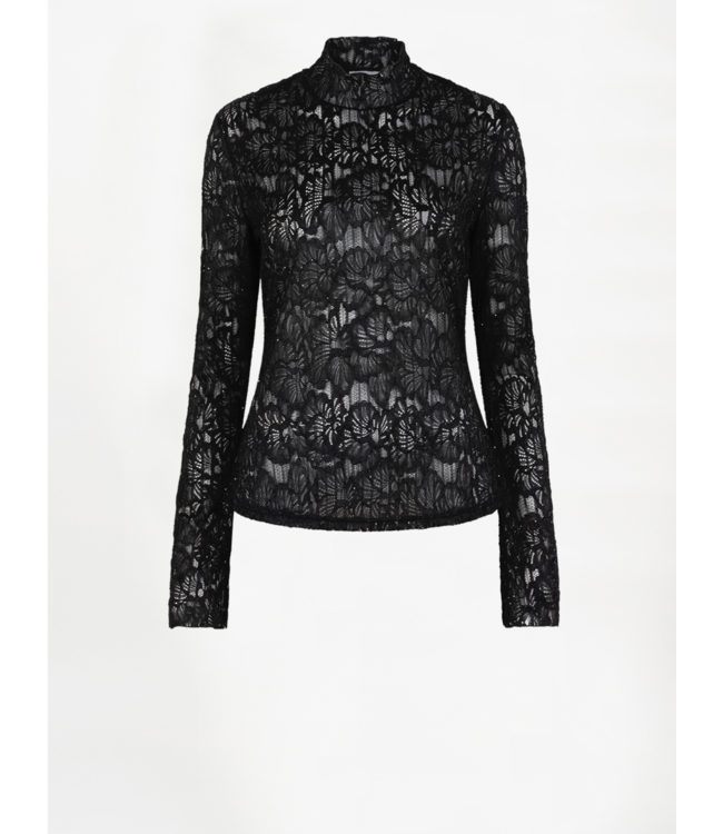 Dante 6 Dunja Lace Sparkle Top Raven