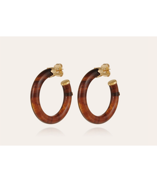 Gas Bijoux Copy of illusion lila oorstekers