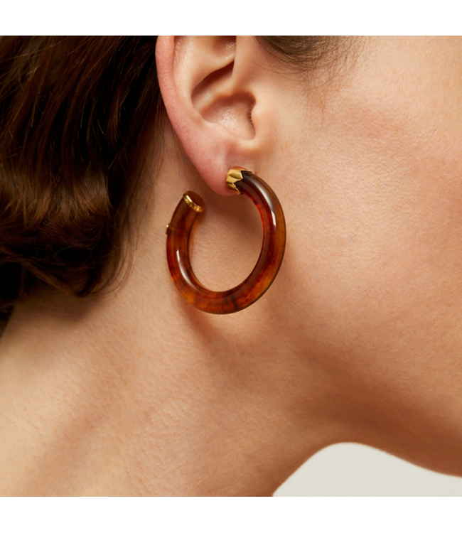 Gas Bijoux Caftan Hoop Earrings