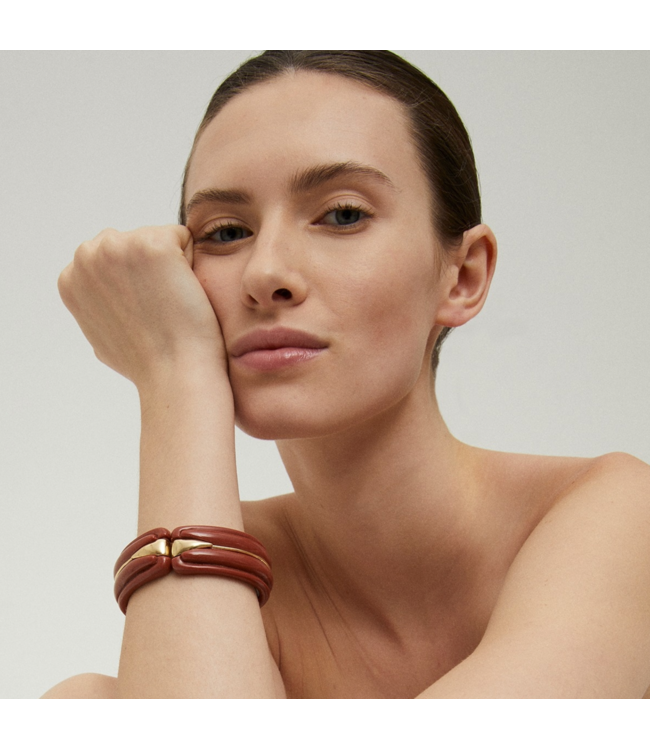 Gas Bijoux Ecume Bracelet Red