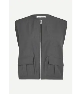 Samsøe Samsøe Sakelly Vest Dark Grey Melange
