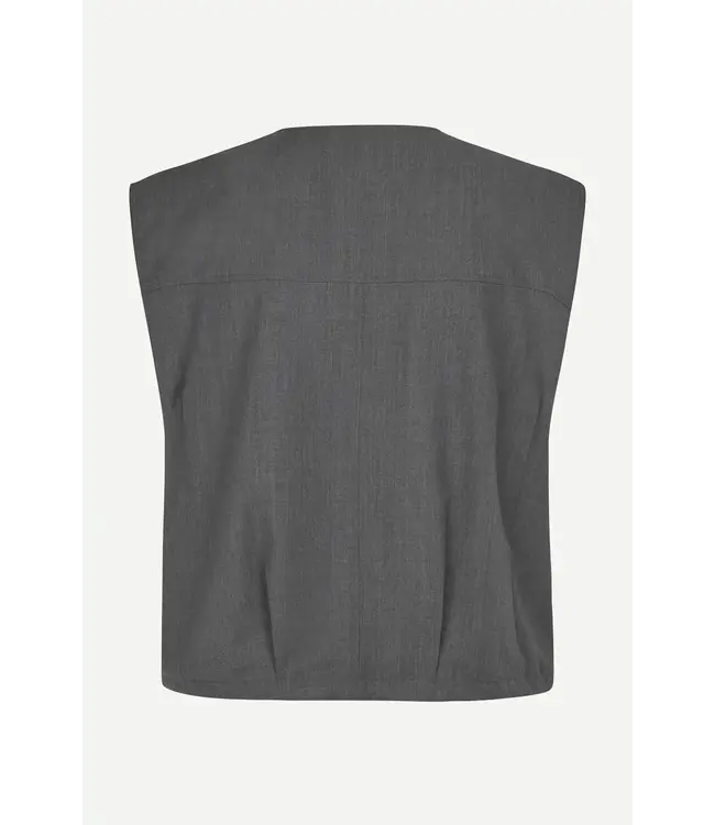 Samsøe Samsøe Sakelly Vest Dark Grey Melange