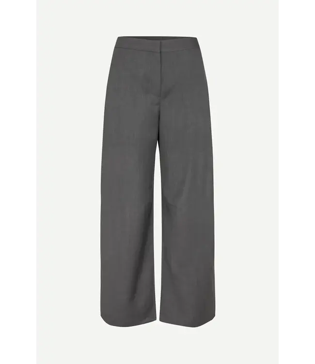 Samsøe Samsøe Saroko Trousers Dark Grey Melange