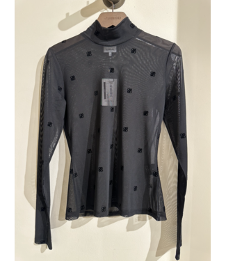 Dante 6 Circle Flock Top Raven