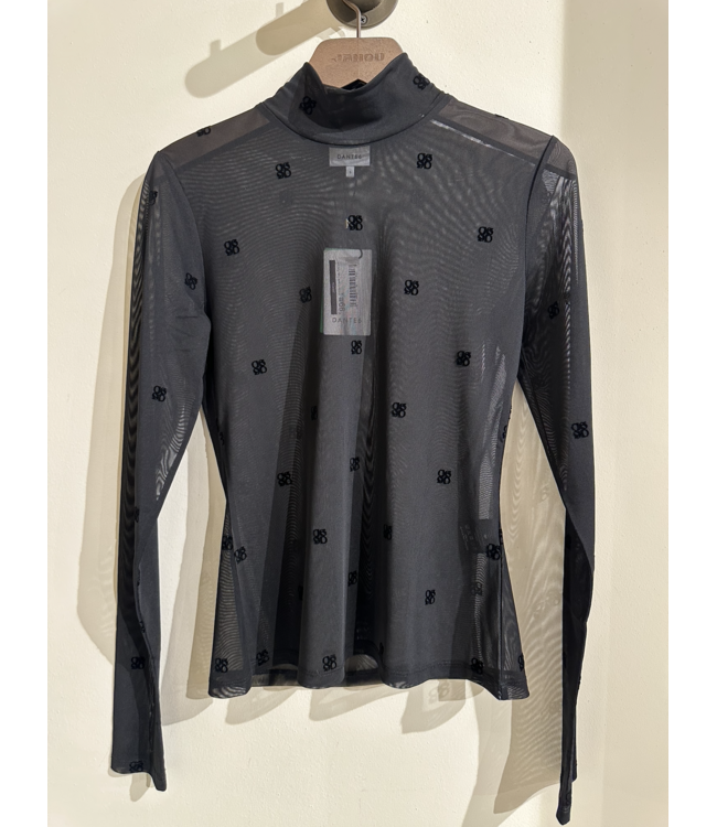 Dante 6 Circle Flock Top Raven