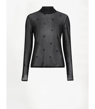 Dante 6 Circle Flock Top Raven