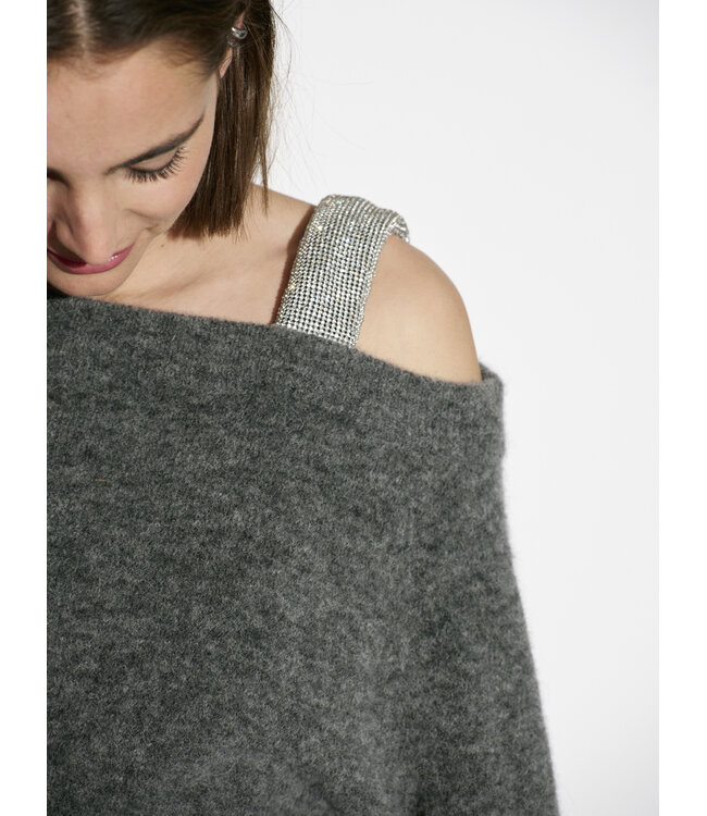 Dante 6 Yonka Glam Sweater Dark Heather Grey