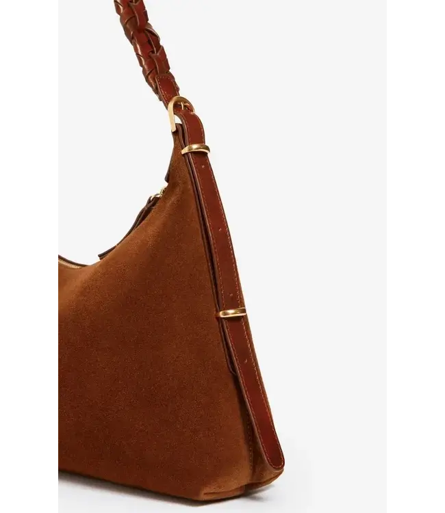 Vanessa Bruno Jess Zip Bag Cognac