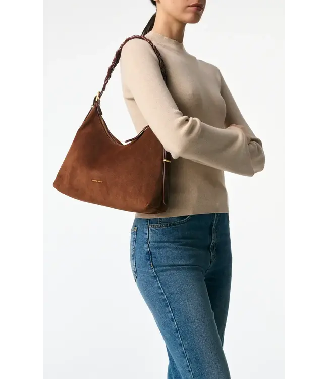 Vanessa Bruno Jess Zip Bag Cognac